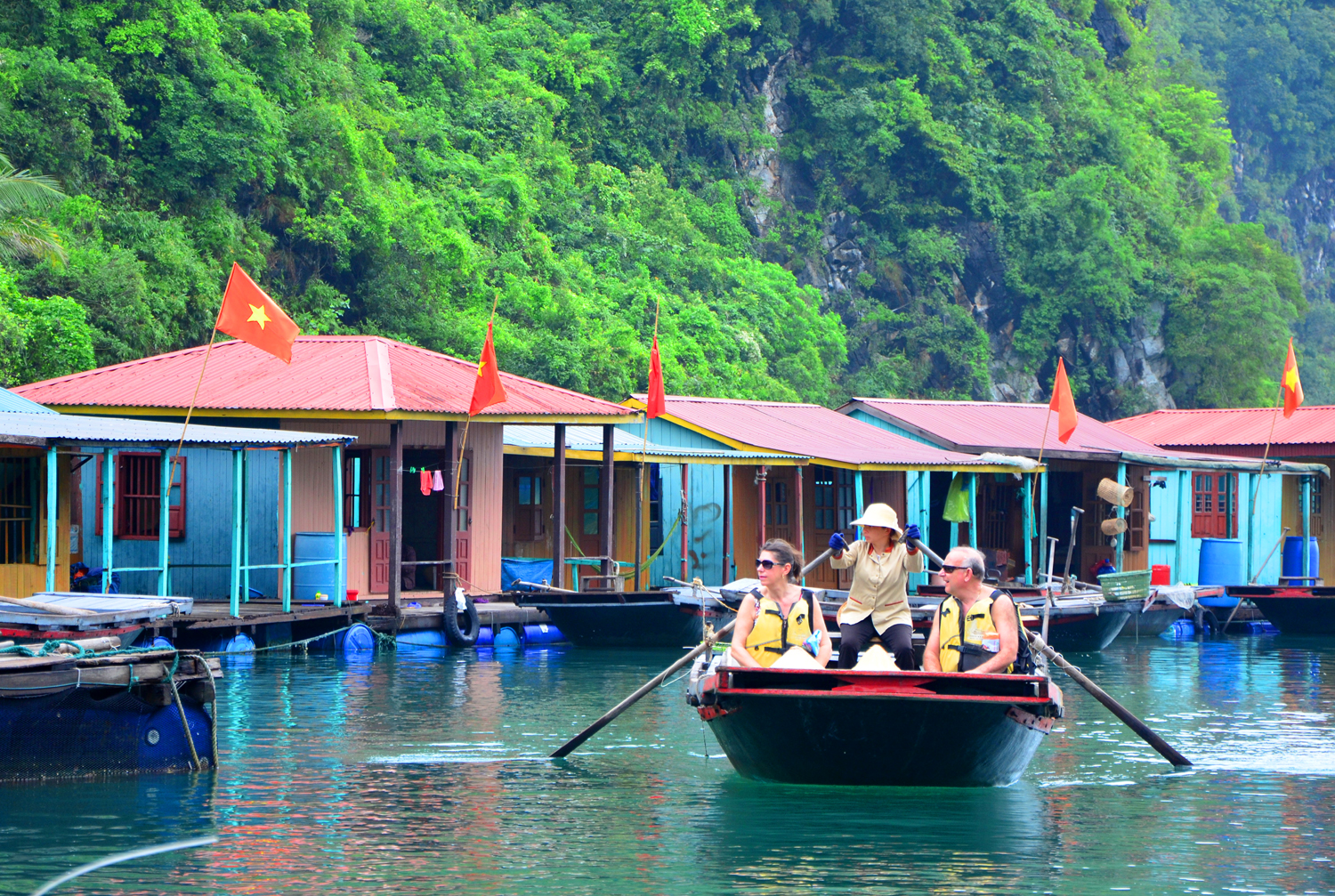 Local Bamboo Boat